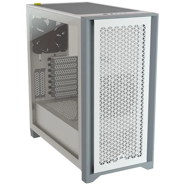 Gabinete Corsair 4000D AIRFLOW, vista frontal e lateral