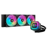 Cooler Redragon X Gamerstorm LE360 RD, vista em perspectiva.