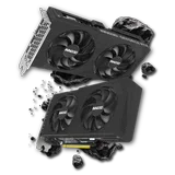 Placa de vídeo Inno3D GeForce RTX 5050 Twin X2, vista principal
