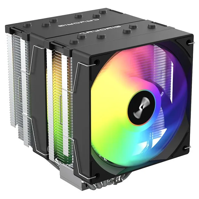 Cooler Cryorig CR6S, vista em perspectiva.