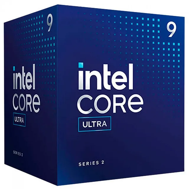 Embalagem do processador Intel Core Ultra 9 285