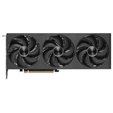 MSI GeForce RTX 5080 16G INSPIRE 3X OC BLACK, vista frontal das ventoinhas.