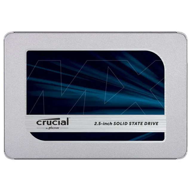Crucial MX500 1 TB, vista da etiqueta