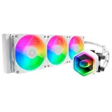 Cooler Cooler Master Masterliquid 360 Core II, vista em perspectiva.