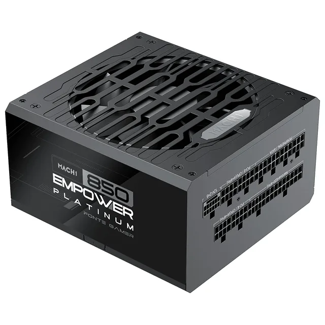 MACH1 Empower 850 W, fonte em perspectiva sem embalagem