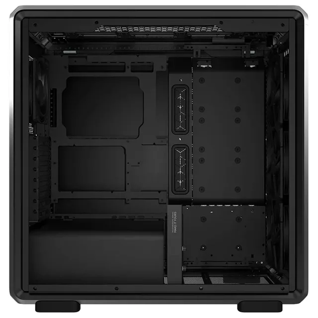 Gabinete Cooler Master MasterFrame 600, vista frontal e lateral