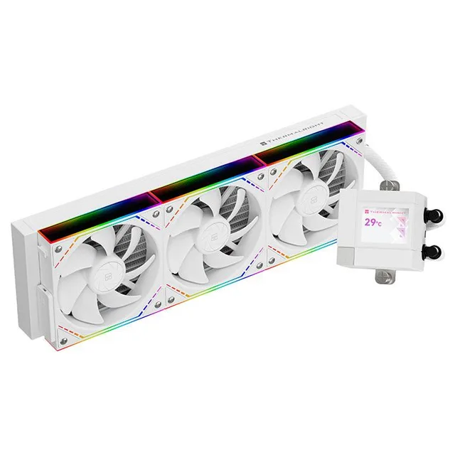Cooler Thermalright CORE MATRIX VISION 360, vista em perspectiva.
