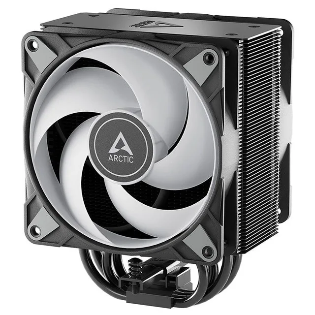 Cooler Arctic Freezer 36 A-RGB, preto, vista em perspectiva.