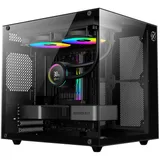 Gabinete Kalkan Midgard Lite, vista frontal e lateral