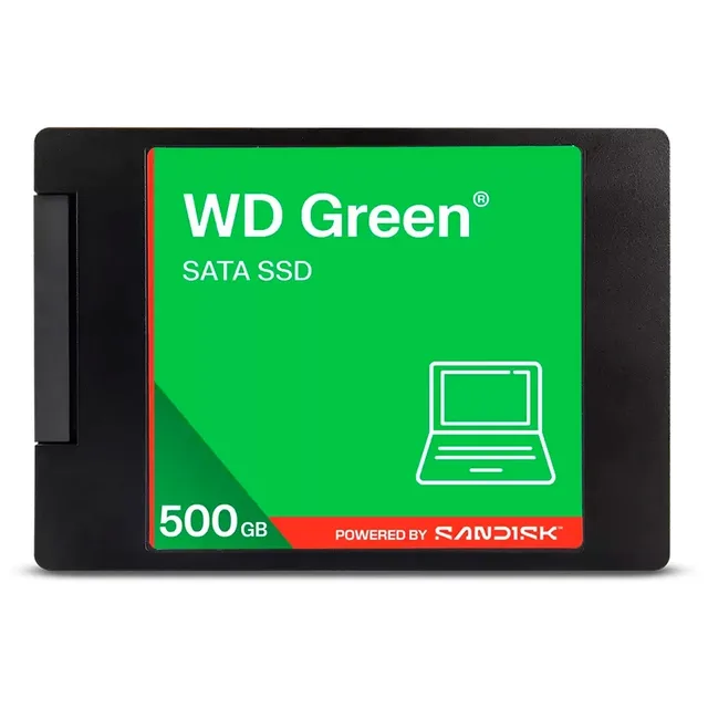 Western Digital WD Green 500 GB, vista da etiqueta