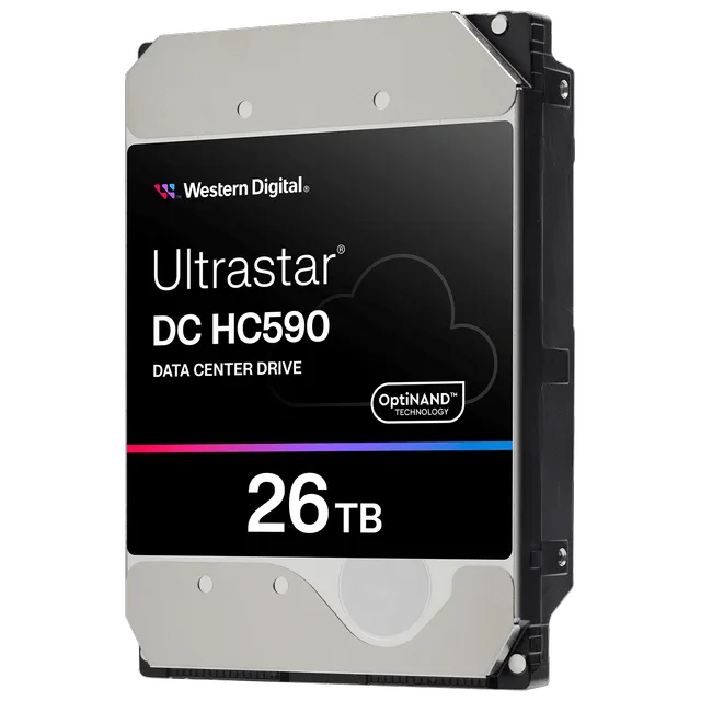 Armazenamento Western Digital Ultrastar DC HC590, vista principal