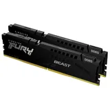 Kingston FURY Beast 32 GB (2x16 GB) DDR5-5200 CL40, vista lateral do kit com 2 módulos de 16 GB