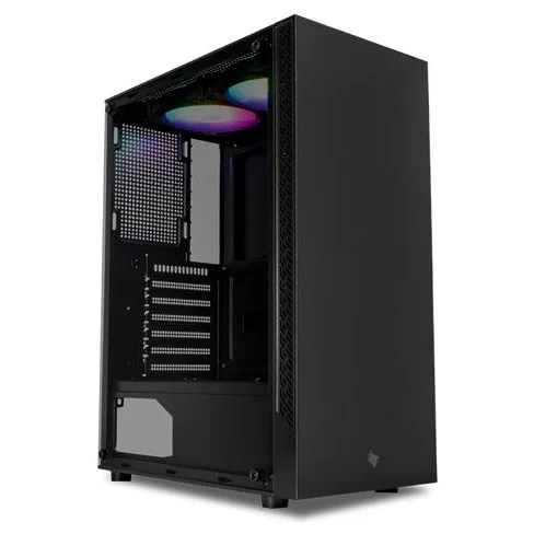 Gabinete Pichau HX310, variante preto, vista do produto