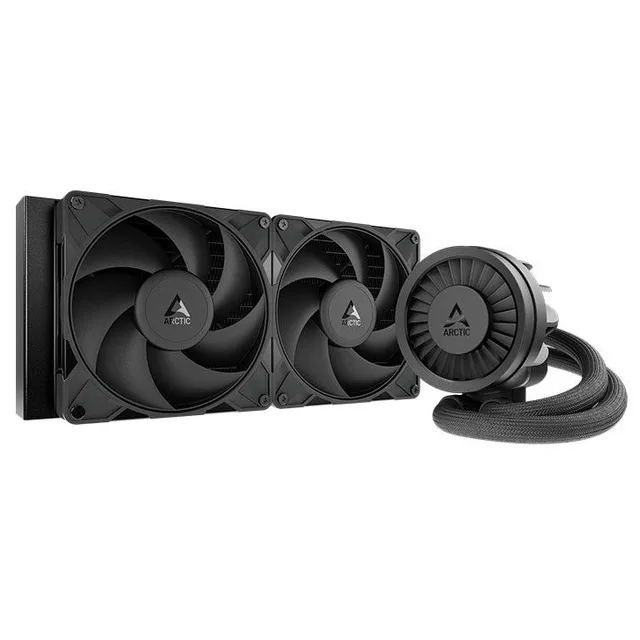 Cooler Arctic LIQUID FREEZER III PRO 280, vista em perspectiva.