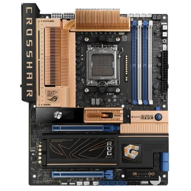 Placa-mãe ASUS ROG CROSSHAIR 2006, vista frontal, sem perspectiva