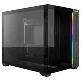 Gabinete Redragon Wideload Mini Lite RGB, vista frontal e lateral