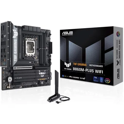 Placa-mãe ASUS TUF Gaming B860M-Plus WiFi, vista principal