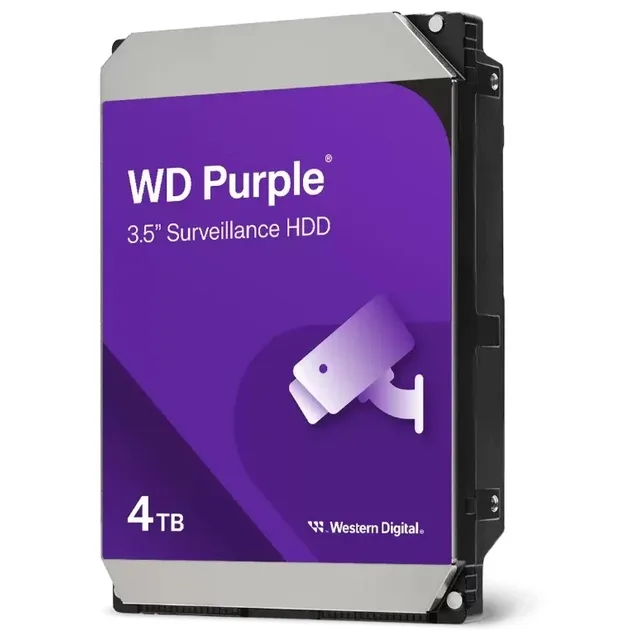 Western Digital WD Purple 4 TB, vista da etiqueta