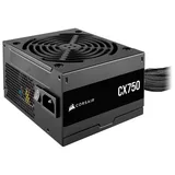 Corsair CX750 em perspectiva, com parte dos cabos