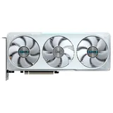 Gigabyte GeForce RTX 5070 EAGLE OC ICE SFF 12G, vista frontal das ventoinhas.