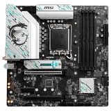 Placa-mãe MSI B760M GAMING PLUS WIFI, vista frontal, sem perspectiva