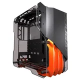 Gabinete Cougar Blazer Vidro Temp, variante preto, vista do produto