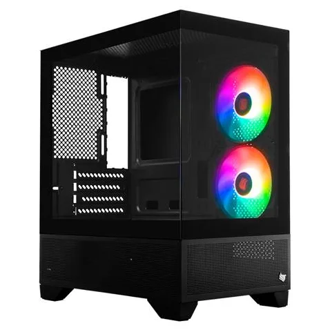 Gabinete Pichau Magpie 4B, variante Preto, vista principal