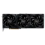 Placa de vídeo Palit GeForce RTX 5080 GamingPro OC V1 16GB, 16 GB, vista frontal das ventoinhas