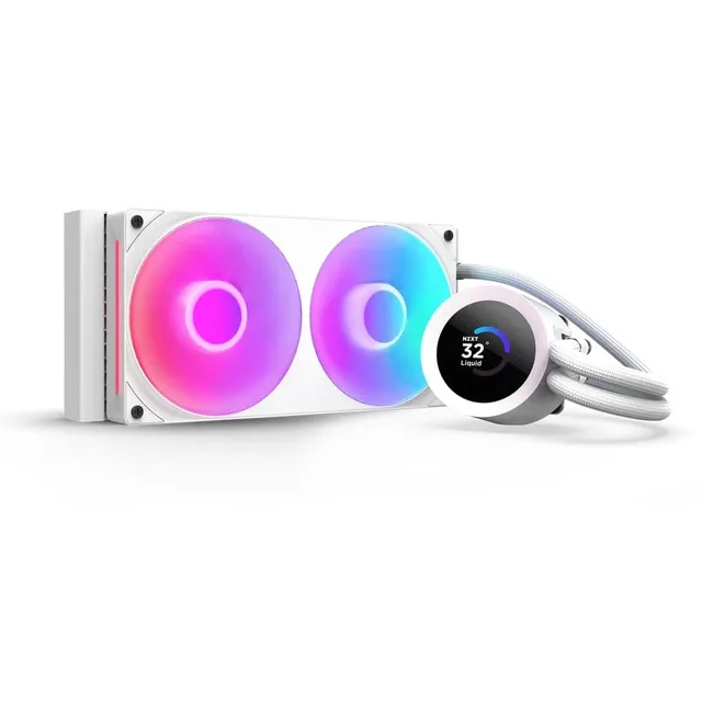 NZXT Kraken Plus 240 RGB, vista em perspectiva