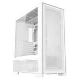 Gabinete Aigo Darkflash AIRNOVA branco, vista frontal e lateral