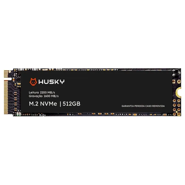 Husky ThunderBoost 512 GB, vista da etiqueta