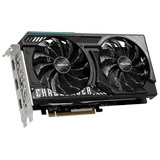Radeon RX 9060 XT Challenger 16GB OC vista frontal com ventoinhas