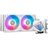MSI MAG CORELIQUID I240 White, vista em perspectiva