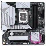 Placa-mãe Gigabyte B760M AORUS ELITE WIFI6E GEN5, vista frontal, sem perspectiva