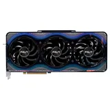 Placa de vídeo Palit GeForce RTX 5090 GameRock 32 GB, 32 GB, vista frontal das ventoinhas