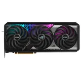 ASUS ROG Strix GeForce RTX 5070 Ti 16GB GDDR7 OC Edition, vista frontal das ventoinhas.