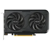 ASUS Dual GeForce RTX 5050 8GB GDDR6 OC Edition, vista frontal das ventoinhas.