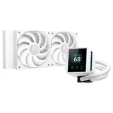 Cooler DeepCool MYSTIQUE 240, vista em perspectiva.