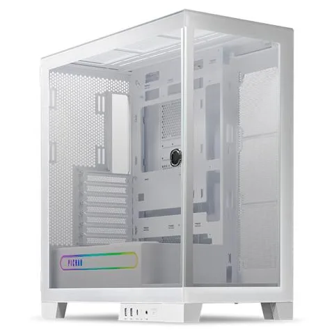 Gabinete Pichau Pouter 4, variante Branco, vista principal