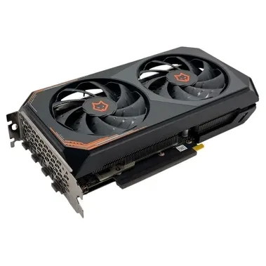 Husky Alpha RTX 3060 Ti, vista frontal das ventoinhas