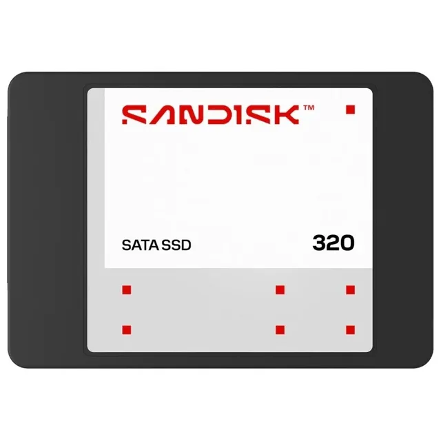 SanDisk 320 250 GB, vista da etiqueta