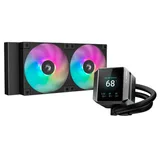 Cooler DeepCool MYSTIQUE 240, vista em perspectiva.