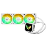 ASUS TUF Gaming LC III 360 ARGB White Edition, vista em perspectiva