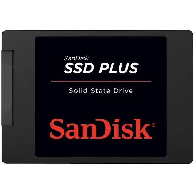 SanDisk SSD PLUS 240 GB, vista da etiqueta