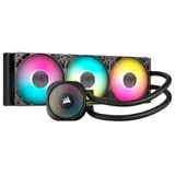 Water cooler Corsair NAUTILUS 360 RS ARGB preto, radiador e três ventoinhas incluídos