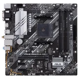 Placa-mãe ASUS PRIME B550M-A WIFI II, vista frontal, sem perspectiva