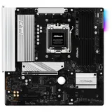 Placa-mãe ASRock B850M Pro RS, vista frontal, sem perspectiva