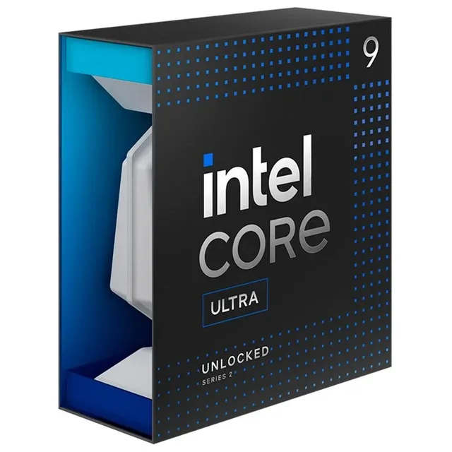 Embalagem do processador Intel Core Ultra 9 285K