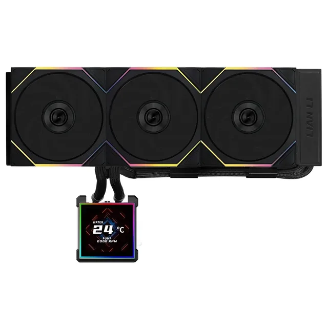 Lian Li HydroShift II LCD-S 360TL, vista em perspectiva