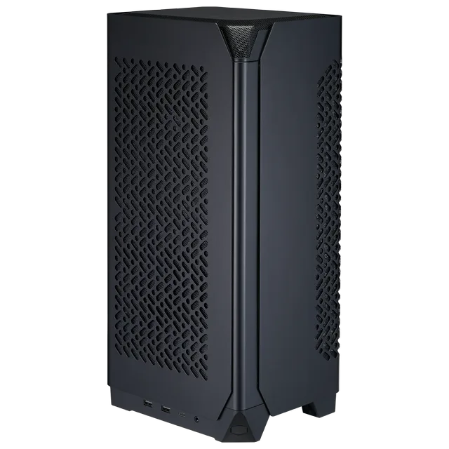 Gabinete Cooler Master NCore 100 Air, variante preto, vista do produto